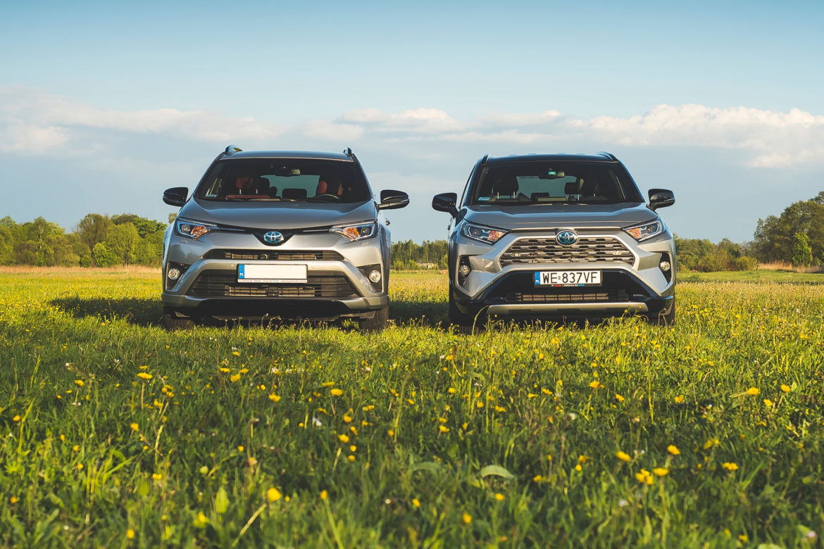Toyota RAV4 piąta generacja & Toyota RAV4 czwarta generacja