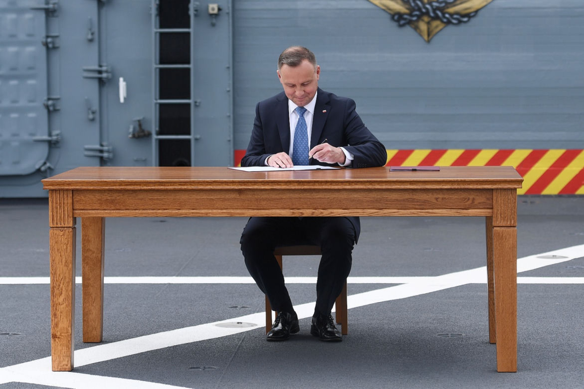 Prezydent Andrzej Duda w Gdyni