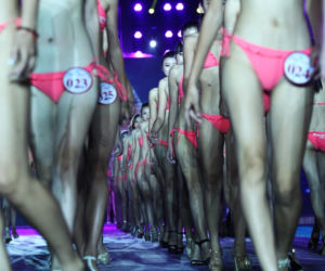 wybory miss, konkurs piękności, bikini, kostium kąpielowy