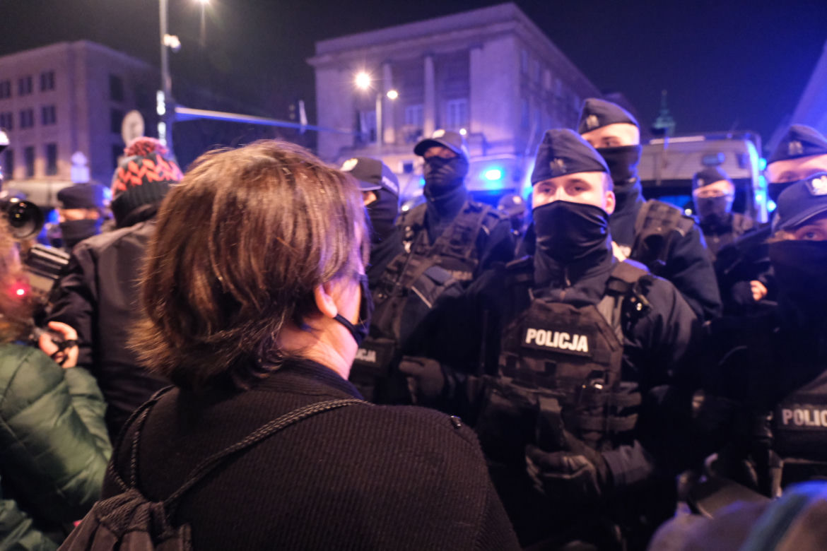 Blokada Sejmu przez Ogólnopolski Strajk Kobiet
