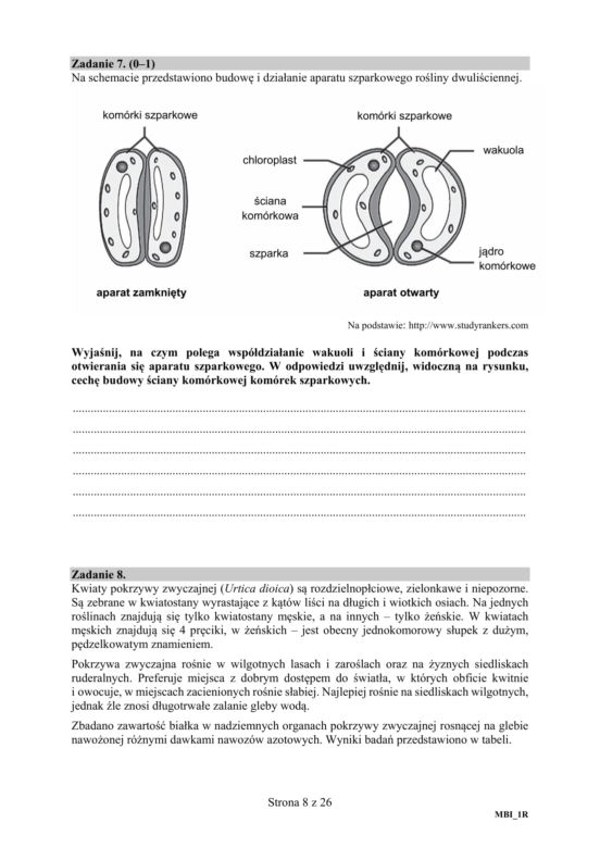 Matura 2020 ARKUSZE CKE z biologii POZIOM ROZSZERZONY 