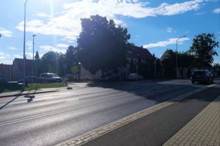 Uszkodzona kamienica przy ul. Hożej w Szczecinie