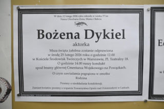 Pogrzeb Bożeny Dykiel