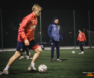 Trening Wisły Kraków przed derbami