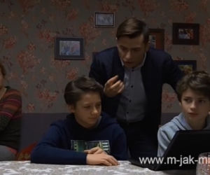 M jak miłość odc. 1212. Mateusz (Krystian Domagała), Antek (Jakub Jankowski), Ewa (Dominika Kluźniak), Marek (Kacper Kuszewski)