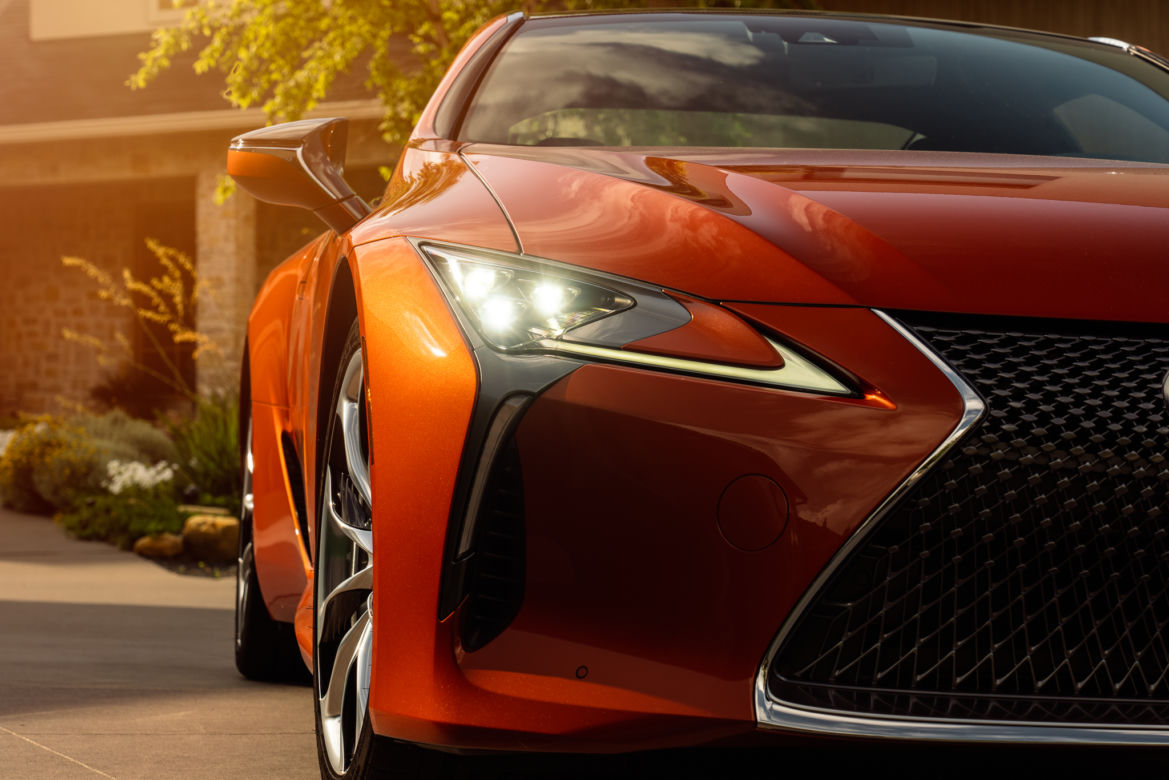 Lexus LC w kolorze Blazing Carnelian