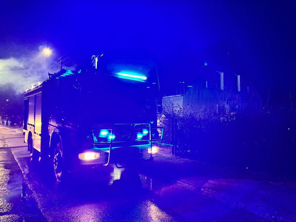 Tragiczny pożar domu jednorodzinnego