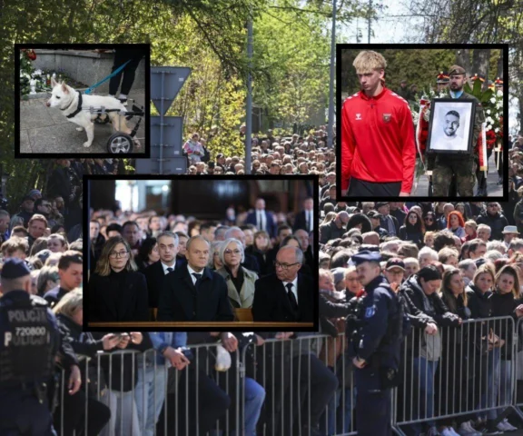 Pogrzeb Łukasza Litewki. Na flagę i prezesa mało kto zwrócił uwagę