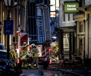 Dwa wybuchy i wielki pożar w centrum Utrechtu. Co najmniej jedna osoba ranna