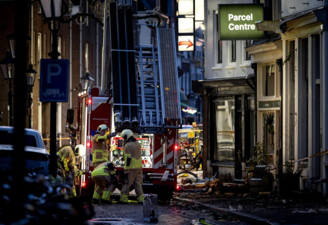 Dwa wybuchy i wielki pożar w centrum Utrechtu. Co najmniej jedna osoba ranna