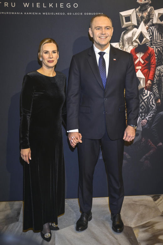 Karol Nawrocki z żoną w Operze Narodowej