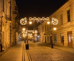 Świąteczne dekoracje w Nowym Sączu