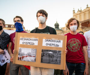 Kraków solidarny z Białorusią