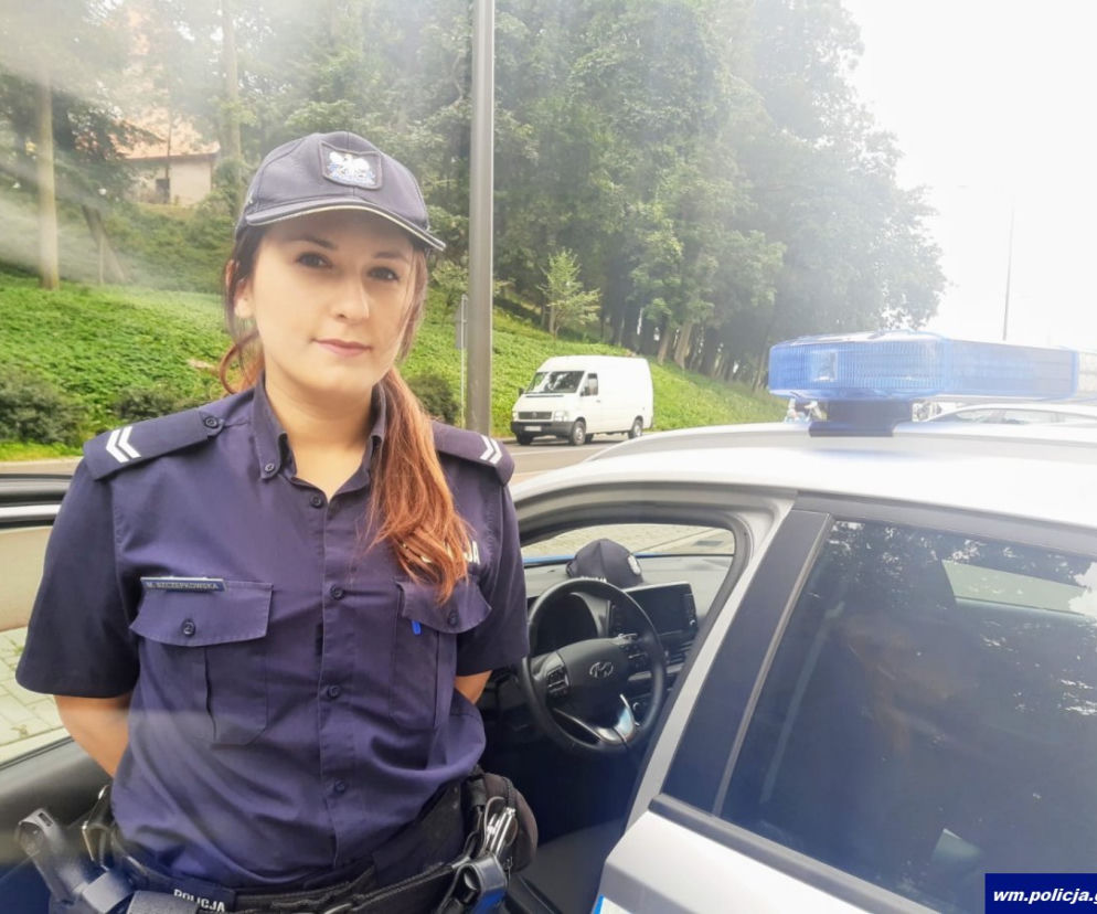 Policjantka z Nidzicy uratowała dziecko