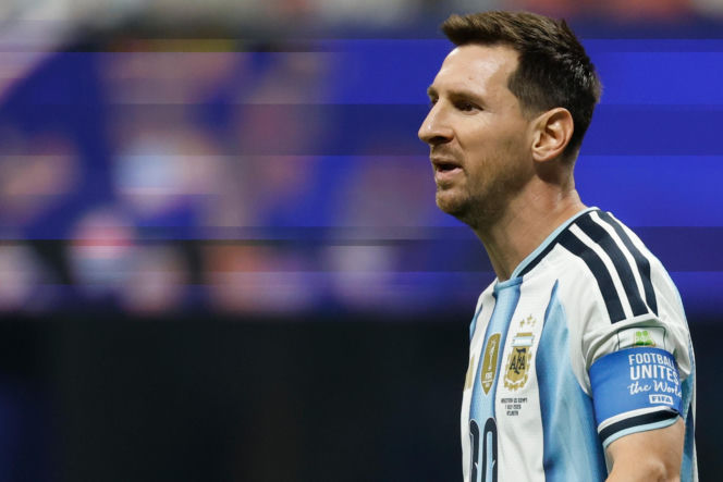 Leo Messi, mecz z Egiptem