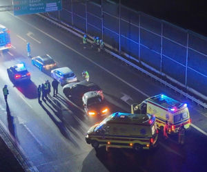 Wypadek na trasie S2.