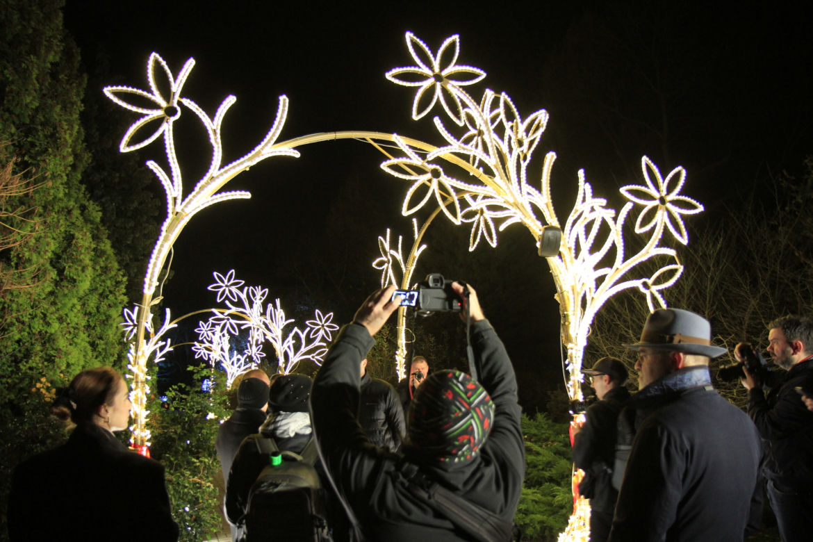 Park iluminacji „Tajemniczy Ogród” w Lublinie