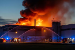 Gigantyczny pożar w Wielkopolsce. Co kryło się w płonącej hali?