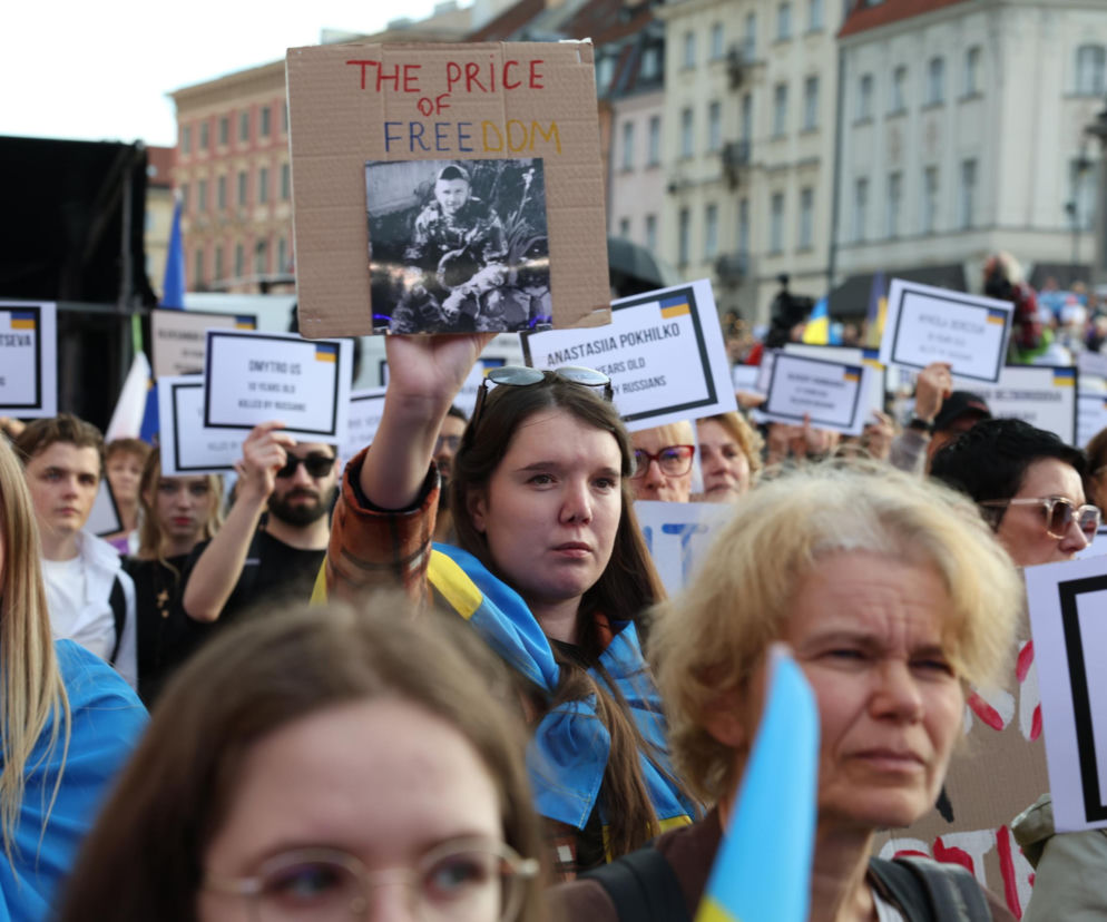 Dzień Niepodległości Ukrainy w Warszawie. Wybrzmiał jasny przekaz