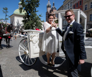 Ślub księcia Jana Lubomirskiego i hrabianki Heleny Mańkowskiej w Krakowie