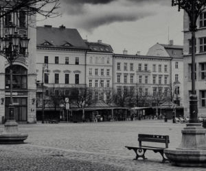 Wrocław w czasie epidemii - opustoszałe centrum miasta