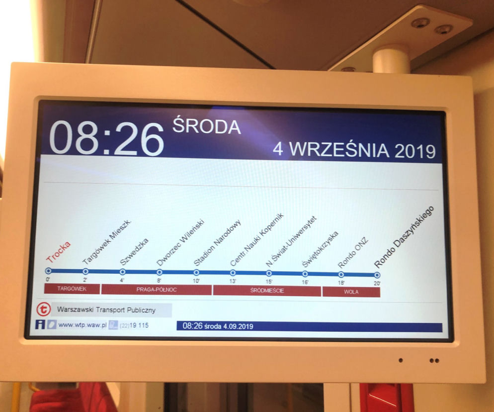Pociągi metra dojechały na Targówek