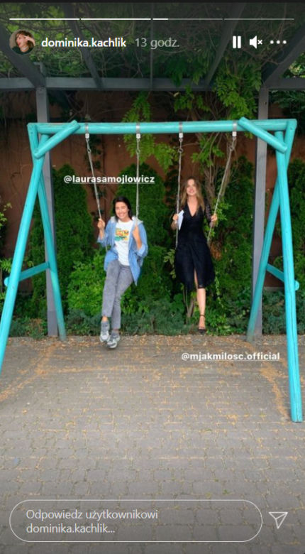M jak miłość. Majka (Laura Samojłowicz), Franka (Dominika Kachlik)
