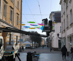 Ozdoby w centrum Leszna