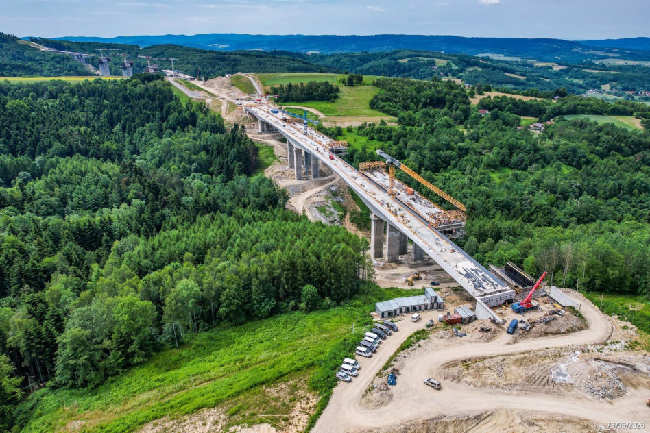 Budowa S19 - Babica Jawornik z najwyższą estakadą w Polsce