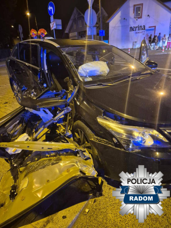 Wypadek w Radomiu