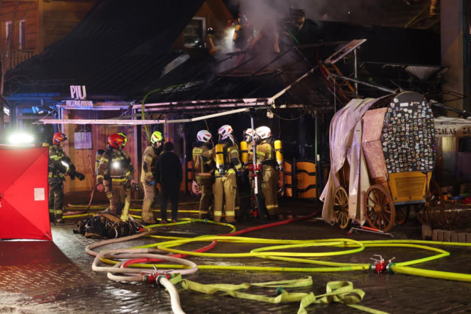 Pożar restauracji w Zakopanem