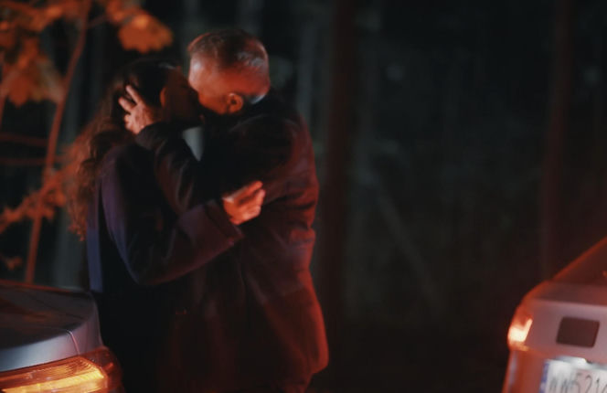 M jak miłość. Joanna (Dominika Sakowicz), Artur (Robert Moskwa)