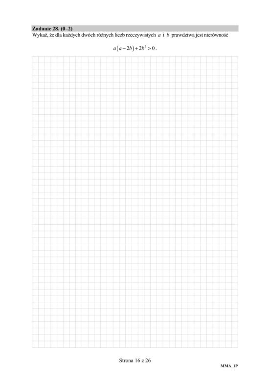 ARKUSZE CKE - Matura matematyka - poziom podstawowy 9.06.2020