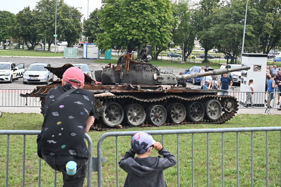 Rosyjskie czołgi w Gdańsku