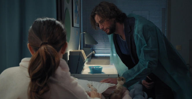 M jak miłość odc. 1915. Kasia (Paulina Lasota), Mariusz (Mateusz Mosiewicz), córka Zosia