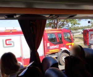 Wypadek na przejeździe kolejowym w Sokolnikach Suchych