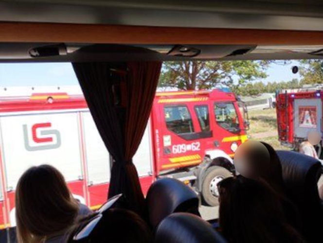 Wypadek na przejeździe kolejowym w Sokolnikach Suchych
