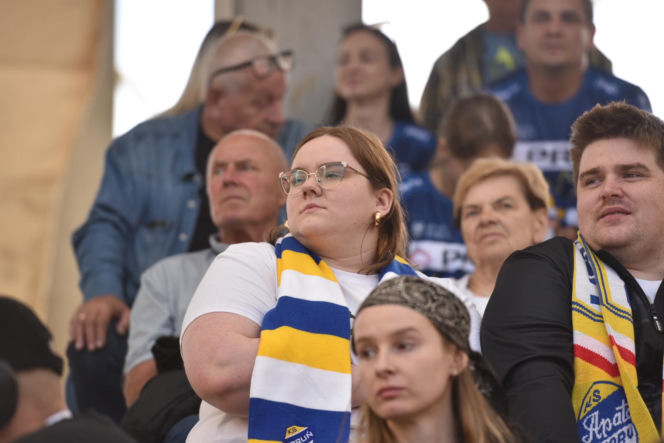 PRES Grupa Deweloperska Toruń - Gezet Stal Gorzów: Zdjęcia kibiców z meczu 7. kolejki PGE Ekstraligi na Motoarenie