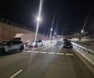 Pożar auta w tunelu na S2! Kierowcy utknęli w gigantycznym korku