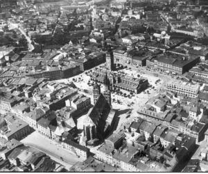 Panorama Krakowa 90 lat temu