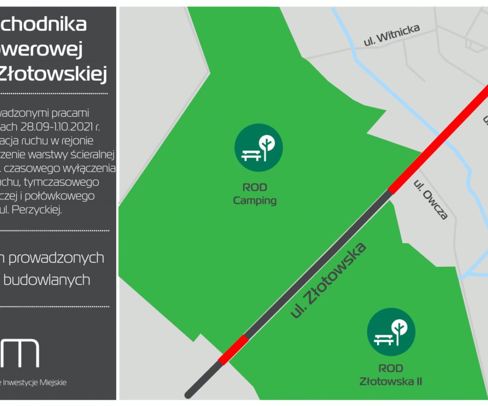 Zmiana organizacji ruchu na ul. Złotowskiej