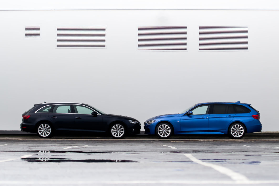 Audi A4 Avant B9 quattro vs. BMW serii 3 Touring xDrive