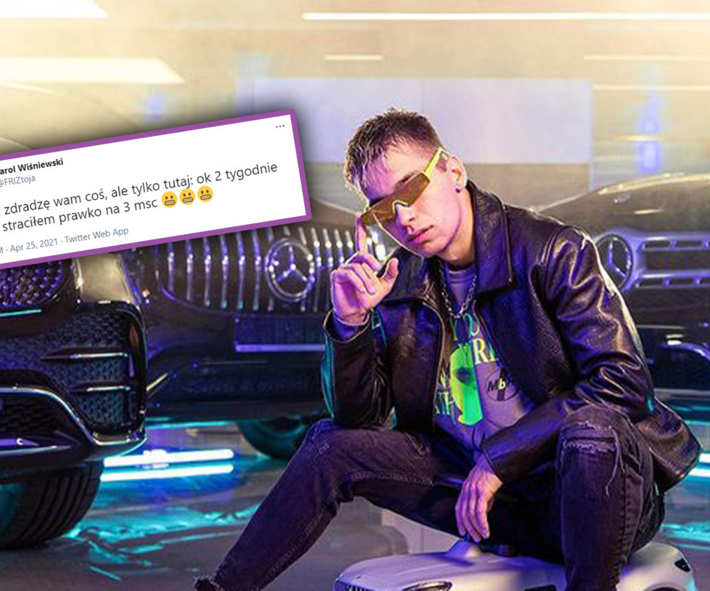 Karol Friz Wiśniewski stracił prawo jazdy