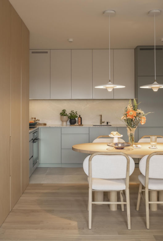 Mieszkanie architekta w Poznaniu inspirowane organicznymi kształtami