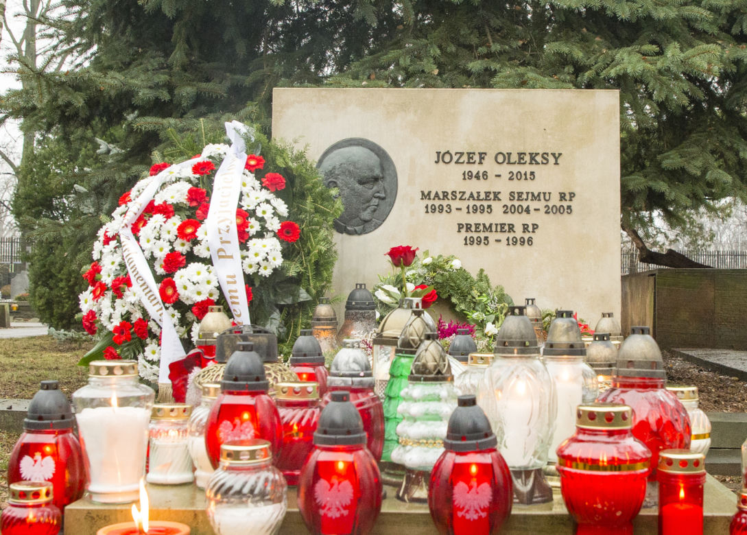 Grób  Józefa Oleksego