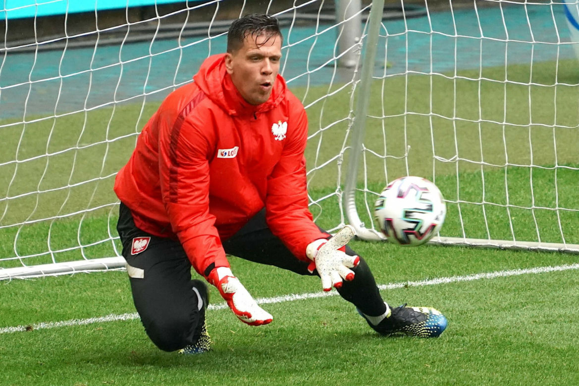 Wojciech Szczęsny na treningu