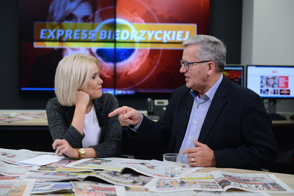 Prezydent Bronisław Komorowski gościem Expressu Biedrzyckiej