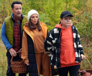 Barwy szczęścia odc. 3232. Mariusz (Rafał Cieszyński), Kasia (Katarzyna Glinka), Ksawery (Bartosz Gruchot), Janek (Dawid Dąbrowski)