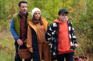 Barwy szczęścia odc. 3232. Mariusz (Rafał Cieszyński), Kasia (Katarzyna Glinka), Ksawery (Bartosz Gruchot), Janek (Dawid Dąbrowski)