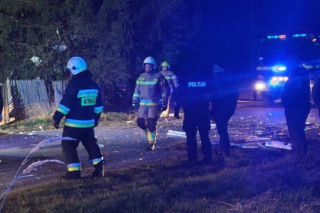 Wybuch gazu w domu jednorodzinnym